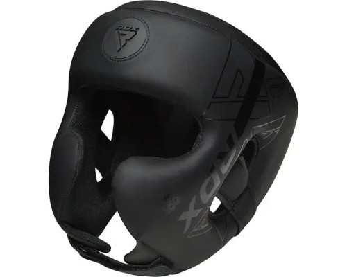Боксерський шолом RDX F6 KARA Matte Black XL (HGR-F6MB-XL)