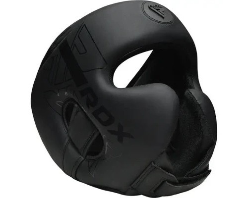 Боксерський шолом RDX F6 KARA Matte Black XL (HGR-F6MB-XL)