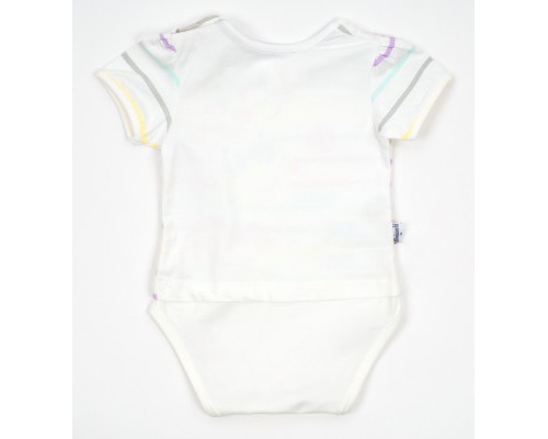 Набір дитячого одягу Miniworld з жирафом (14354-68G-gray)