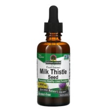 Трави Nature's Answer Екстракт розторопші, без спирту, 2000 мг, Milk Thistle Seed, Fluid Extr (NTA-06457)