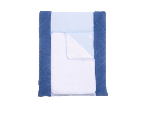 Пеленальний матрацик Верес Velour Deep blue 50х70 см (429.02)