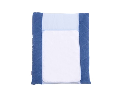 Пеленальний матрацик Верес Velour Deep blue 50х70 см (429.02)