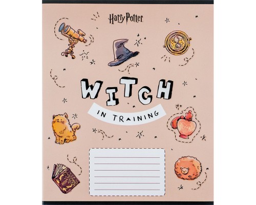 Зошит Kite Harry Potter 12 аркушів, коса лінія (HP24-235)