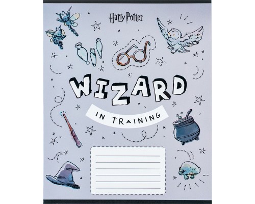 Зошит Kite Harry Potter 12 аркушів, коса лінія (HP24-235)