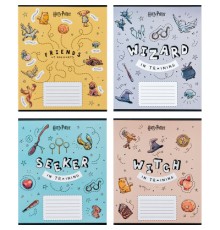 Зошит Kite Harry Potter 12 аркушів, коса лінія (HP24-235)