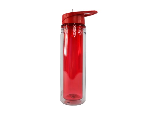 Пляшка для води Line Art Liquid 620 мл червоний (20225LA-02)