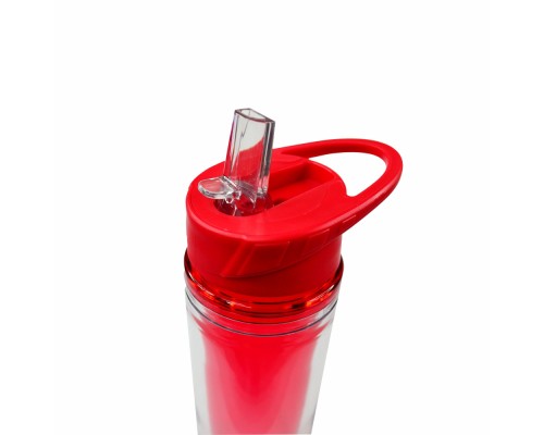 Пляшка для води Line Art Liquid 620 мл червоний (20225LA-02)