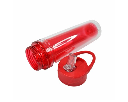 Пляшка для води Line Art Liquid 620 мл червоний (20225LA-02)