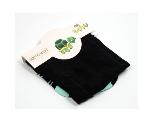 Колготки дитячі BNM у смужку (M0C0301-1334-1B-blackgreen)