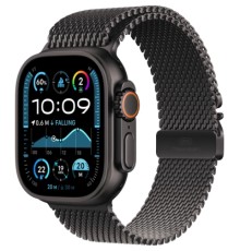 Смарт-годинник Apple Watch Ultra 2 2024 GPS + Cellular 49mm Black Titanium Case with Black Titanium Milanese Loop - M (MX5U3UL/A)