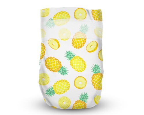 Підгузки Offspring Pineapple розмір S 3-6 кг 48 шт (DP-OI-FAT-S48P-PHP)