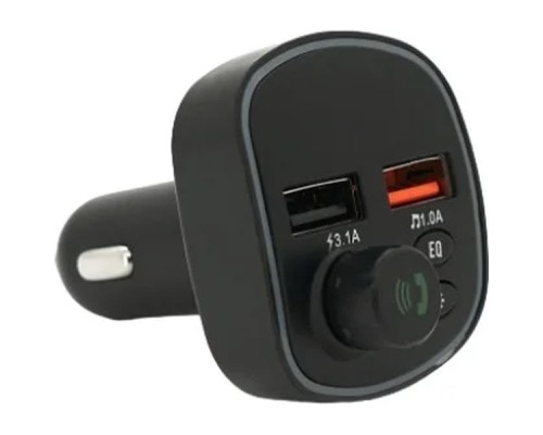 FM модулятор Voltronic Q2 з еквалайзером, 1.5A, FM, USB, TF (FM-Q2EQ) 