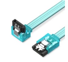 Кабель для передачі даних SATA 3.0 7pin F/F 0.5m L Blue Vention (KDDSD)
