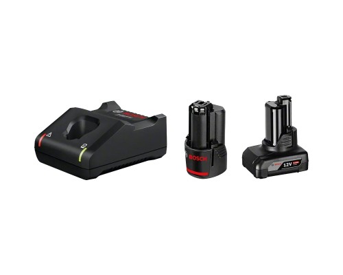 Набір акумулятор + зарядний пристрій Bosch GBA, 18V 1x2Ah, 1х4Ah, ЗП GAL 12V-40 (1.600.A01.NC9)