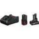 Набір акумулятор + зарядний пристрій Bosch GBA, 18V 1x2Ah, 1х4Ah, ЗП GAL 12V-40 (1.600.A01.NC9)