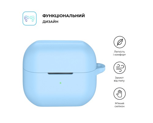 Чохол для навушників Armorstandart Hang Case для Samsung Galaxy Buds 3/3 Pro Light Blue (ARM79986)