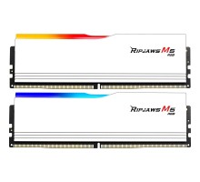 Модуль пам'яті для комп'ютера DDR5 64GB (2x32GB) 6400 MHz Ripjaws M5 RGB Matte White G.Skill (F5-6400J3239G32GX2-RM5RW)