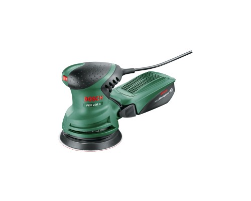 Шліфувальна машина Bosch PEX 220 A 200W, 125мм 24000об/хв, 1.2кг (0.603.378.000)