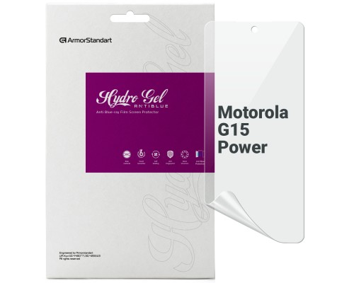 Плівка захисна Armorstandart Anti-Blue Motorola G15 Power (ARM83137)