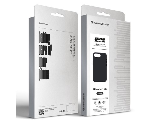 Чохол до мобільного телефона Armorstandart ICON2 MagSafe Apple iPhone 16e Black (ARM83851)