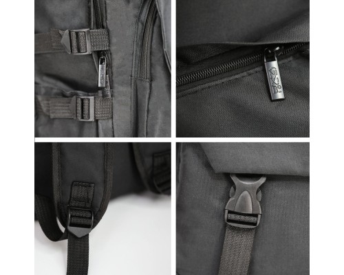 Рюкзак туристичний NikiBo Modern 15л чорний (30010405-01)