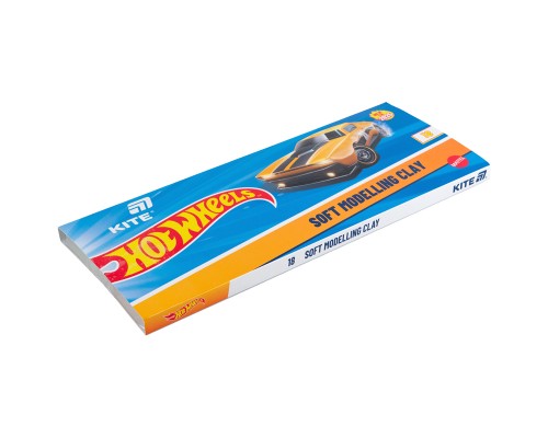 Пластилін Kite Hot Wheels восковий, 18 кольорів, 360 г (HW25-085)