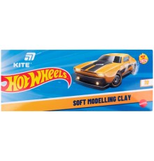 Пластилін Kite Hot Wheels восковий, 18 кольорів, 360 г (HW25-085)