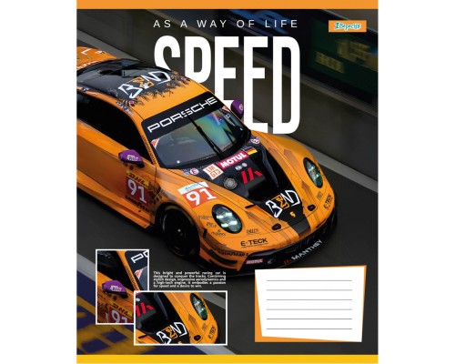 Зошит 1 вересня Speed as a way of life А5 12 аркушів коса лінія (768013)