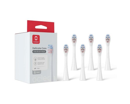 Насадка для зубної щітки Oclean Delicate Care P3K1 White 6 шт (6970810557404)