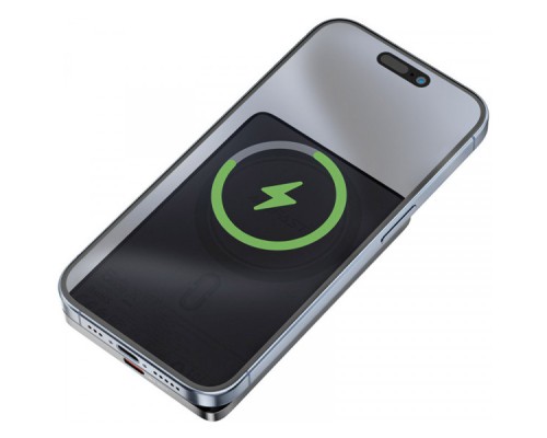 Батарея універсальна Acefast Magnetic Wireless 5000mAh 18W PD, QC/3.0, QI 7.5W, ультра тонкий, M8 Bllack (6974316283386)