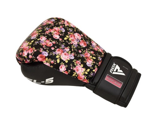 Боксерські рукавички RDX FL-5 Black 10 унцій (BGR-FL5B-10oz)