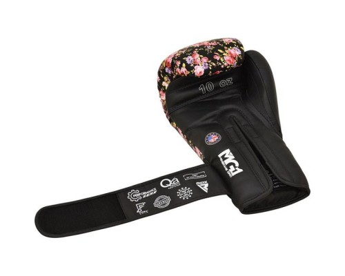 Боксерські рукавички RDX FL-5 Black 10 унцій (BGR-FL5B-10oz)