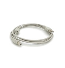 Кабель для принтера USB 2.0 AM/BM 1.8m ferrite white Voltronic (YT-AM/BM-1.8W)