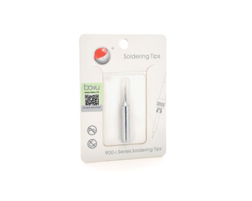 Жало паяльне Baku BK-900M-T-I,silver, 4*6,3mm, мідь, гальванічне покриття (BK-900M-T-I)