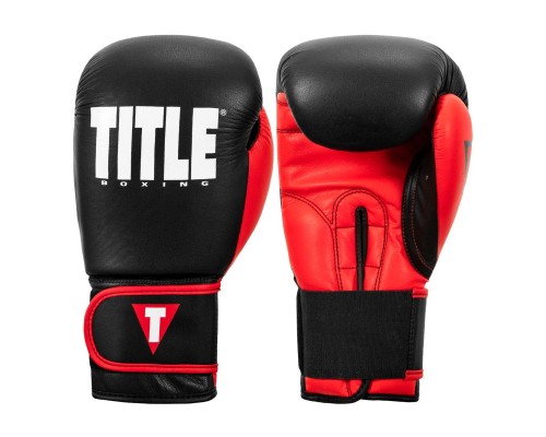 Боксерські рукавички Title Boxing Dynamic Strike Black/Red 14 oz (XDBG 14 BK/RD)