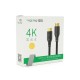 Кабель мультимедійний HDMI M to HDMI M 10.0m V2.0 4K UHD black VEGGIEG (YT-HDMI(M)/(M)HA-10/19716)