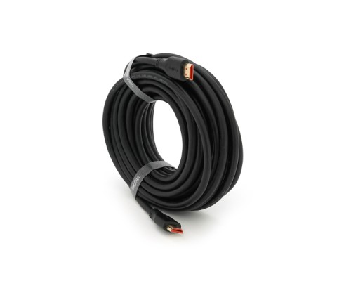 Кабель мультимедійний HDMI M to HDMI M 10.0m V2.0 4K UHD black VEGGIEG (YT-HDMI(M)/(M)HA-10/19716)