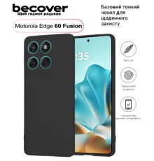 Чохол до мобільного телефона BeCover Motorola Edge 60 Fusion Black (713772)