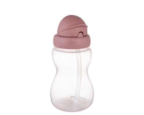 Поїльник-непроливайка Canpol babies зі складною силіконовою трубочкою, рожевий 270 мл (56/109_pin2)