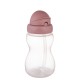Поїльник-непроливайка Canpol babies зі складною силіконовою трубочкою, рожевий 270 мл (56/109_pin2)
