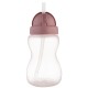 Поїльник-непроливайка Canpol babies зі складною силіконовою трубочкою, рожевий 270 мл (56/109_pin2)