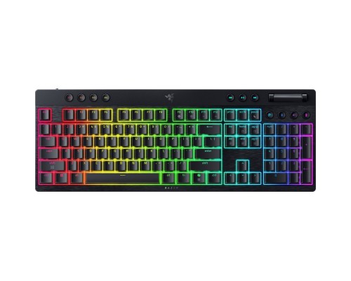 Клавіатура Razer BlackWidow V4 Low-Profile Wireless/Bluetooth/USB Yellow switch UA Black (RZ03-05271500-R3M1)
