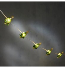 Гірлянда Luca Lighting Ялинка, струна, 1,3 м, класична біла, 10 LED 2AA, таймер (8720967822867)