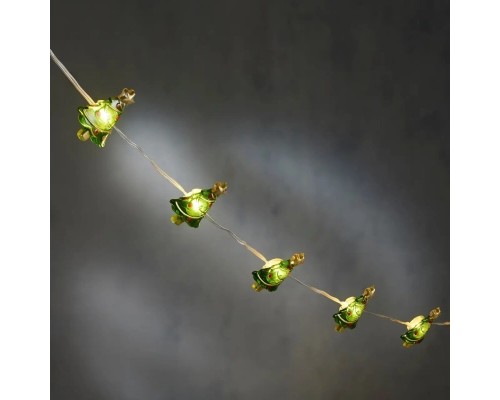 Гірлянда Luca Lighting Ялинка, струна, 1,3 м, класична біла, 10 LED 2AA, таймер (8720967822867)