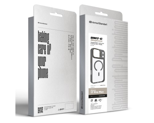 Чохол до мобільного телефона Armorstandart Unit-C MagCase Apple iPhone 17 Pro Max Titanium Grey (ARM87915)