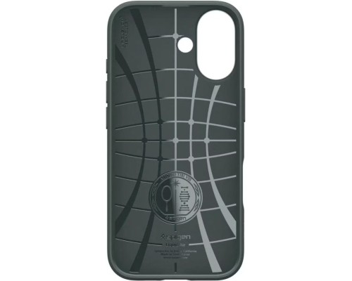 Чохол до мобільного телефона Spigen Liquid Air iPhone 17 Abyss Green (ACS10371)