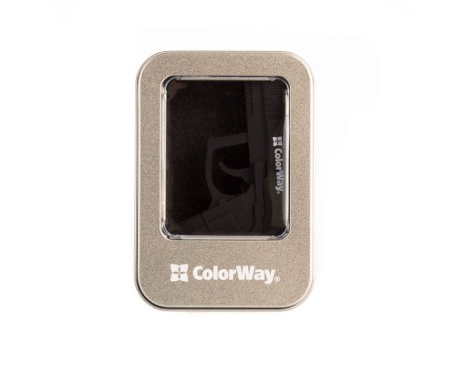 USB флеш накопичувач ColorWay Pistol 64 GB 3.0 Black (CW-USBPL64)
