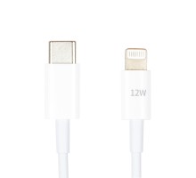 Дата кабель USB-C to Lightning 1.0m 12W PowerPlant (CA913275)