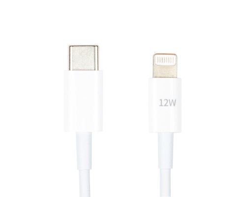 Дата кабель USB-C to Lightning 1.0m 12W PowerPlant (CA913275)