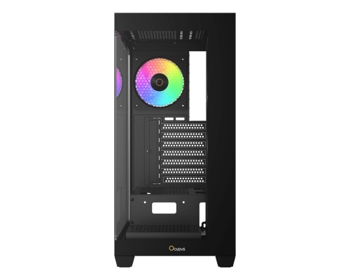 Корпус OCYPUS GAMMA C72 BK ARGB (GAMMA-C72-BKD400XX-GL)